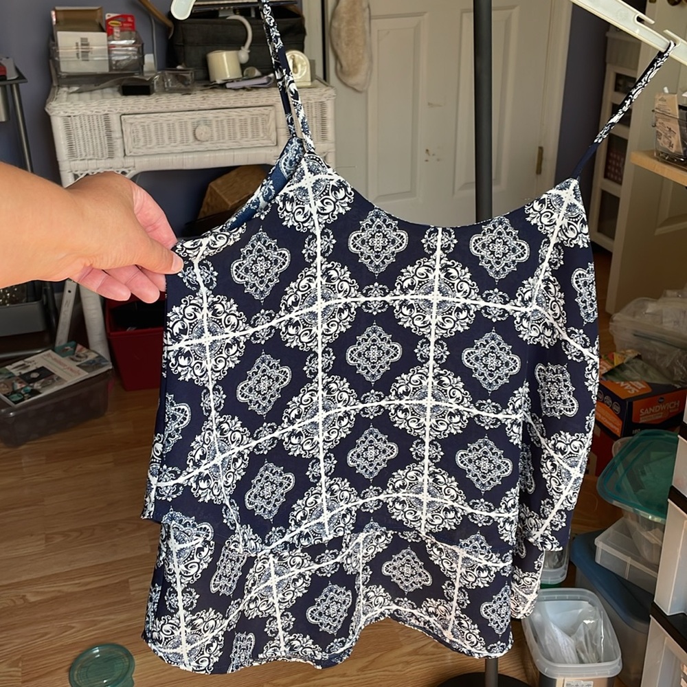 Spaghetti strap blouse